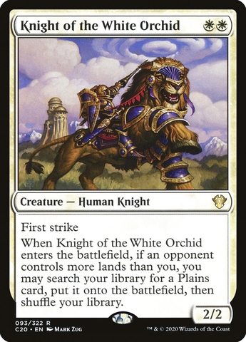 Magic the Gathering - Commander 2020 - Knight of the White Orchid