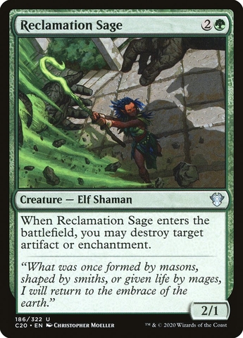 Magic the Gathering - Commander 2020 - Reclamation Sage