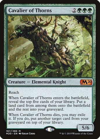 Magic: The Gathering - Core Set 2020 - Cavalier of Thorns (167)