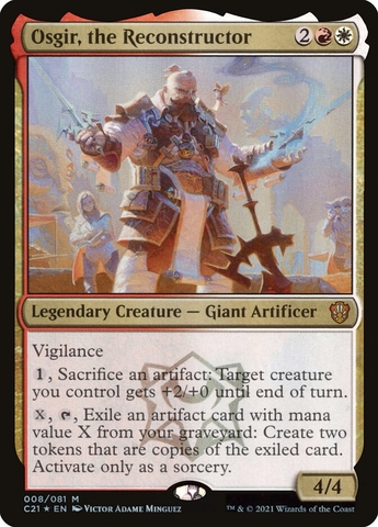 Magic the Gathering - Commander 2021  - Osgir, the Reconstructor - Foil