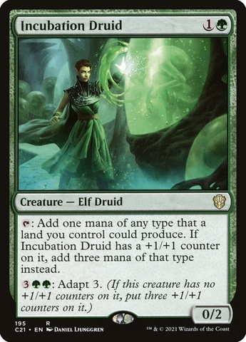 Magic the Gathering - Commander 2021 - Incubation Druid