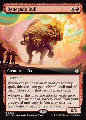 Magic: The Gathering - Secrets of Strixhaven Commander - Renegade Bull (84)