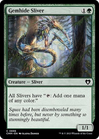 Magic: The Gathering - Commander Masters - Gemhide Sliver (896)