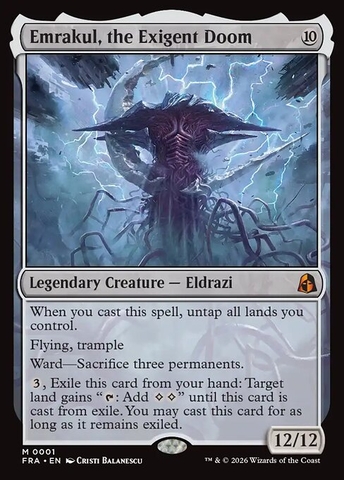 Magic: The Gathering - Reality Fracture - Emrakul, the Exigent Doom (1) Foil