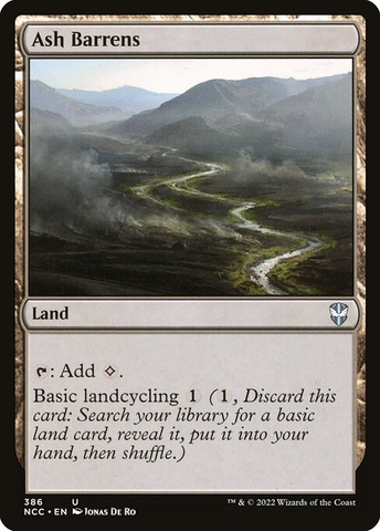 Magic: The Gathering - New Capenna Commander - Ash Barrens (386)
