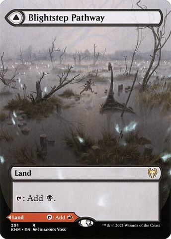 Magic: The Gathering - Kaldheim - Blightstep Pathway // Searstep Pathway (291)