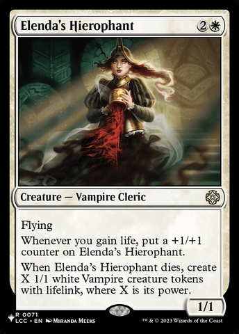 Magic: The Gathering - The List - Elenda's Hierophant (LCC-71)