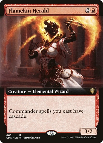 Magic: The Gathering - Commander Legends - Flamekin Herald (665)