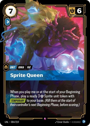 Riftbound TCG - Unleashed - Sprite Queen (084/219) Foil
