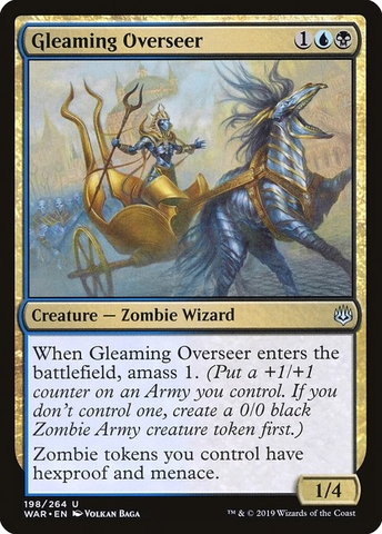 Magic: The Gathering - War of the Spark - Gleaming Overseer (198)