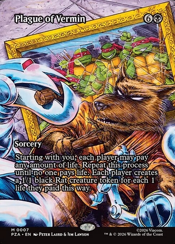 Magic: The Gathering - Teenage Mutant Ninja Turtles Source Material - Plague of Vermin (7)