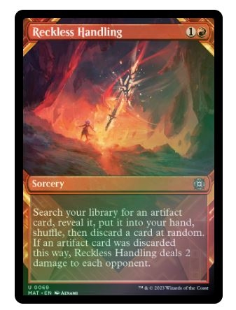 Magic the Gathering - March of the Machine The Aftermath  - Reckless Handling  -  Foil (Showcase)