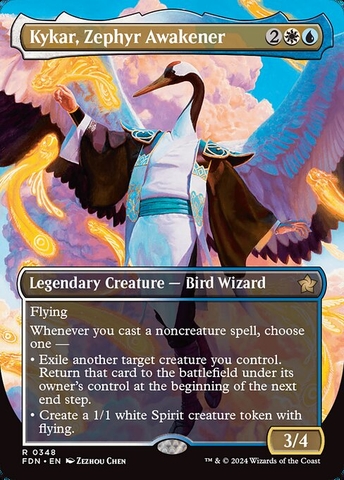 Magic: The Gathering - Foundations - Kykar, Zephyr Awakener (348)