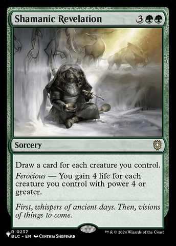 Magic: The Gathering - The List - Shamanic Revelation (BLC-237)