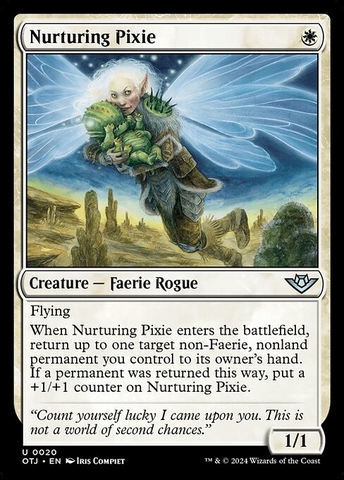 Magic: The Gathering - Outlaws of Thunder Junction - Nurturing Pixie (20) Foil