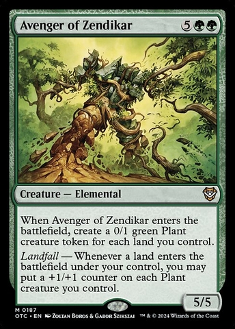 Magic: The Gathering - Outlaws of Thunder Junction Commander - Avenger of Zendikar (187)