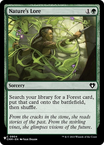 Magic: The Gathering - The List - Nature's Lore (CMM-904)