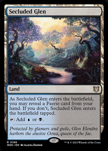 Magic: The Gathering - Wilds of Eldraine Commander - Secluded Glen (166)