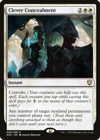 Magic: The Gathering - Phyrexia: All Will Be One Commander - Clever Concealment (5)