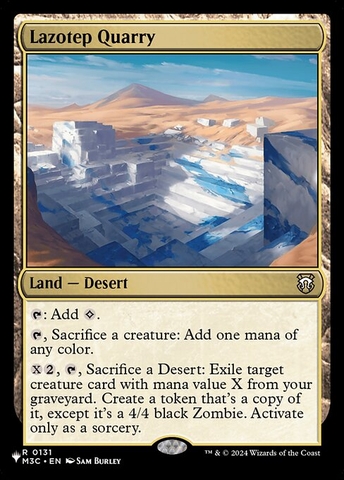 Magic: The Gathering - The List - Lazotep Quarry (M3C-131)