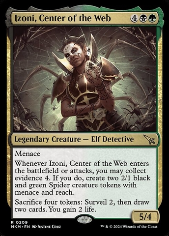 Magic: The Gathering - Murders at Karlov Manor - Izoni, Center of the Web (209) Foil