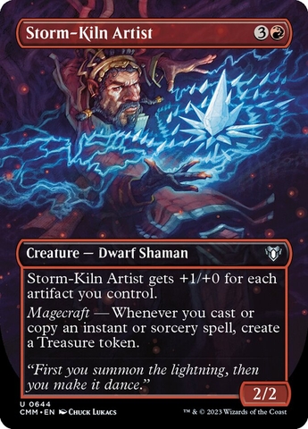 Magic the Gathering - Commander Masters  - Storm-Kiln Artist (Borderless)