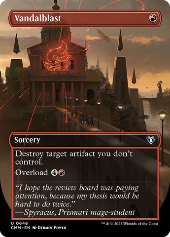 Magic the Gathering - Commander Masters  (Borderless)  - Vandalblast