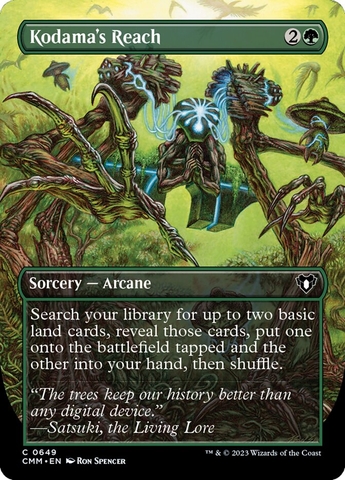 Magic the Gathering - Commander Masters (Borderless)  - Kodama's Reach