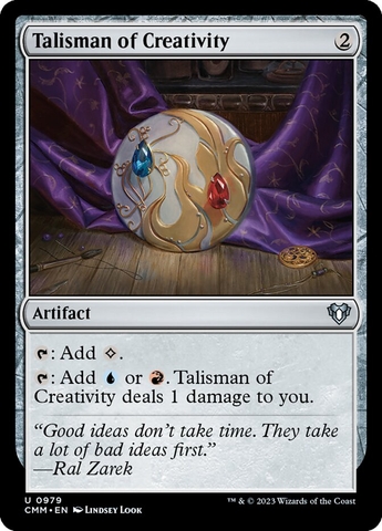 Magic the Gathering - Commander Masters - Talisman of Creativity