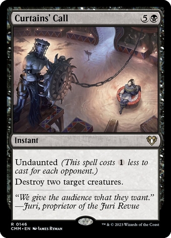 Magic the Gathering - Commander Masters - Curtains' Call
