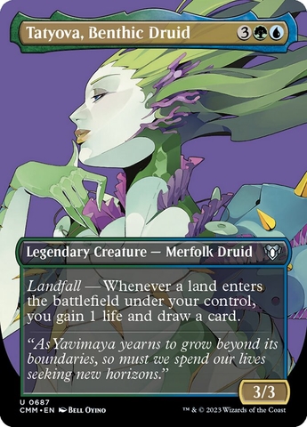 Magic the Gathering - Commander Masters - Tatyova, Benthic Druid (Borderless)