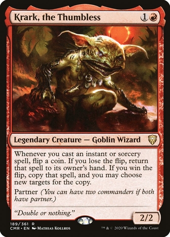 Magic the Gathering - Commander Legends - Krark, the Thumbless