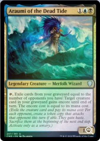 Magic the Gathering - Commander Legends - Araumi of the Dead Tide - FOIL
