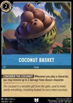 Disney Lorcana - The First Chapter - Coconut Basket