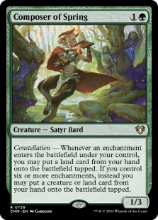 Magic the Gathering - Commander Masters - Composer of Spring
