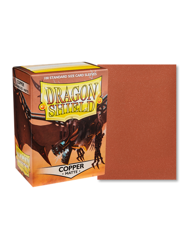 Bọc bài Dragon Shield Sleeve - Matte Standard Size 100 - Copper