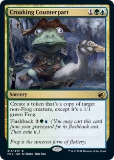 Magic the Gathering - Innistrad: Midnight Hunt - Croaking Counterpart