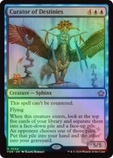 Magic the Gathering - Foundations - Curator of Destinies (Prerelease FOIL)