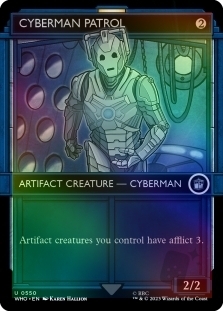 Magic the Gathering - Doctor Who - Cyberman Patrol (Showcase) FOIL