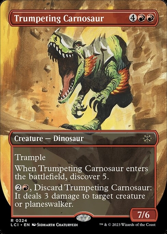 Magic: The Gathering - The Lost Caverns of Ixalan - Trumpeting Carnosaur (324)