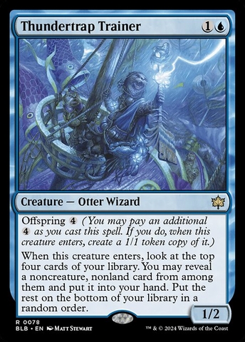 Magic: The Gathering - Bloomburrow - Thundertrap Trainer (78) Foil