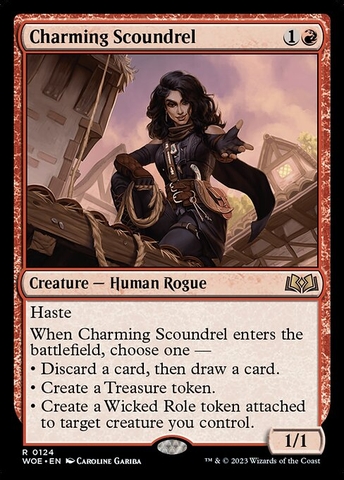 Magic: The Gathering - Wilds of Eldraine - Charming Scoundrel (124)