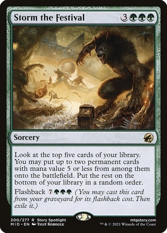 Magic: The Gathering - Innistrad: Midnight Hunt - Storm the Festival (200)
