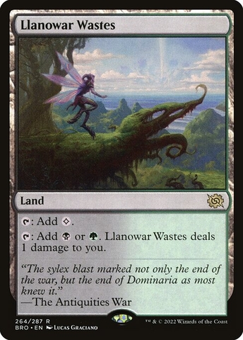 Magic: The Gathering - The Brothers' War - Llanowar Wastes (264)