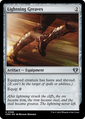 Magic: The Gathering - Commander Masters - Lightning Greaves (398)