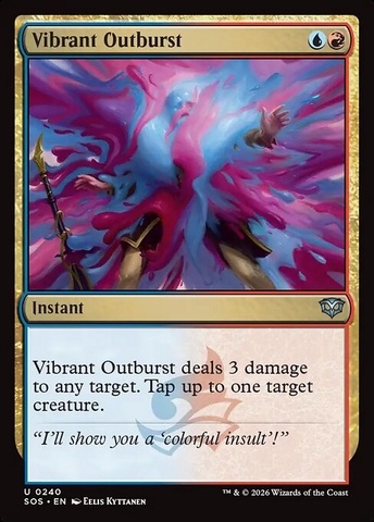 Magic: The Gathering - Secrets of Strixhaven - Vibrant Outburst (240)