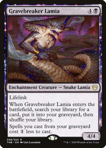 Magic: The Gathering - Theros Beyond Death - Gravebreaker Lamia (98)