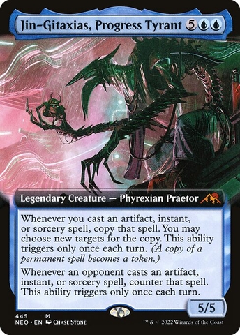 Magic: The Gathering - Kamigawa: Neon Dynasty - Jin-Gitaxias, Progress Tyrant (445)