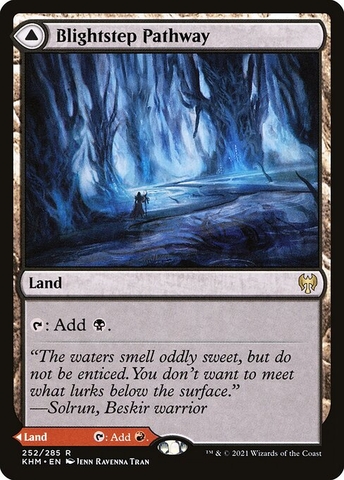 Magic: The Gathering - Kaldheim - Blightstep Pathway // Searstep Pathway (252)