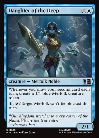 Magic: The Gathering - Marvel Super Heroes Commander - Daughter of the Deep (618)